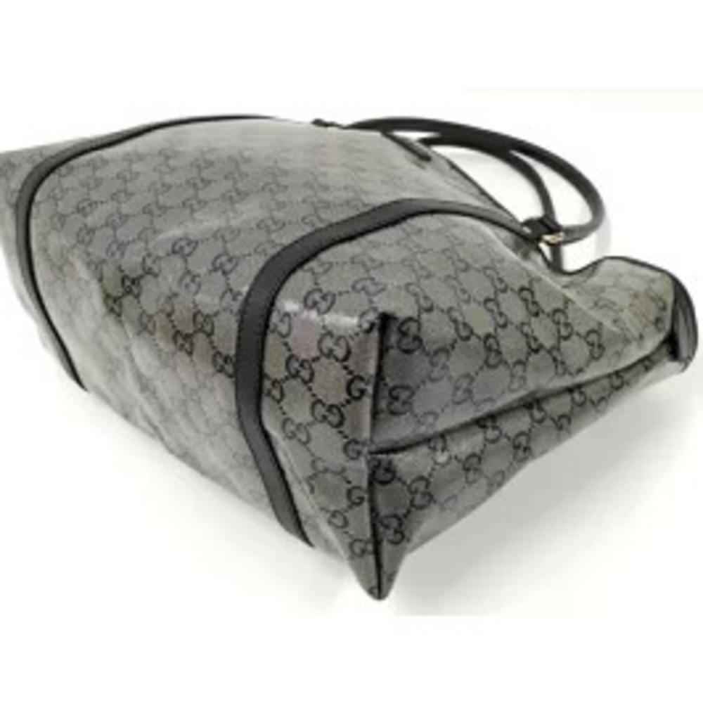 GUCCI Tote Bag Shoulder GG Crystal Black - Picture 3 of 9